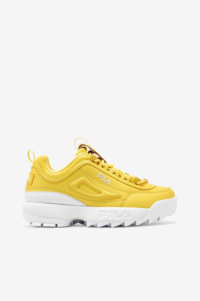 Fila Trainers Womens Gold Disruptor 2 Premium - Ireland 29675-SFBU